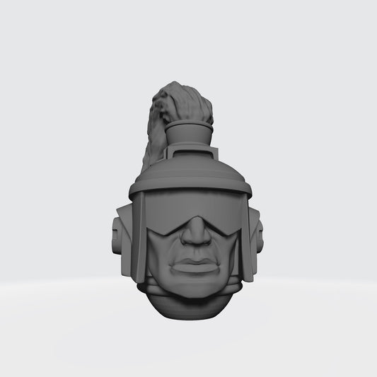 JoyToy Thunder Legion MK1 Head Sculpt Open Face with Visor for Action Figures and Miniatures