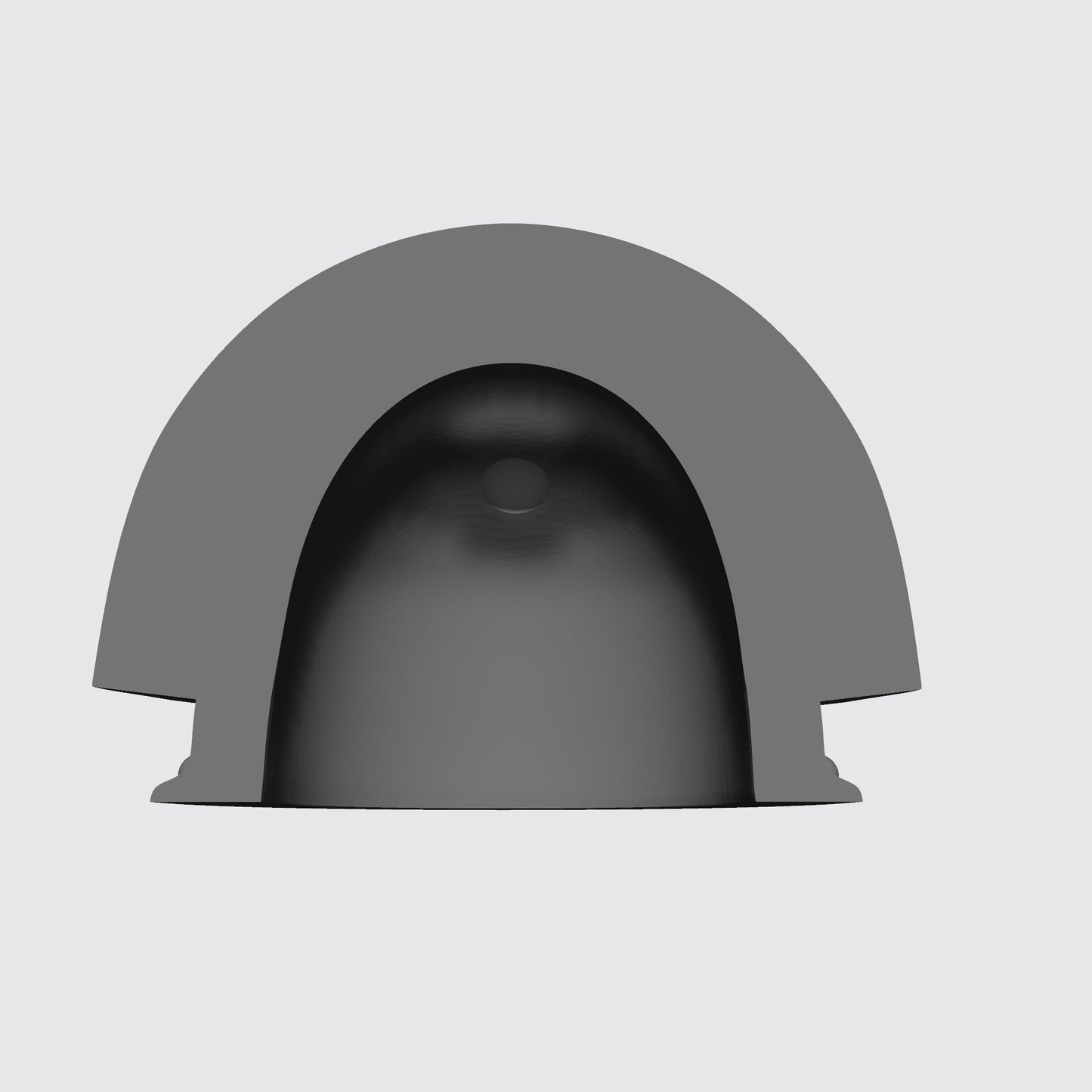 Night Terrors Legion MKIII Shoulder Pad 3 Quarter Ridge Double Rivets Left Shoulder Compatible with McFarlane Toys 1:12th Scale