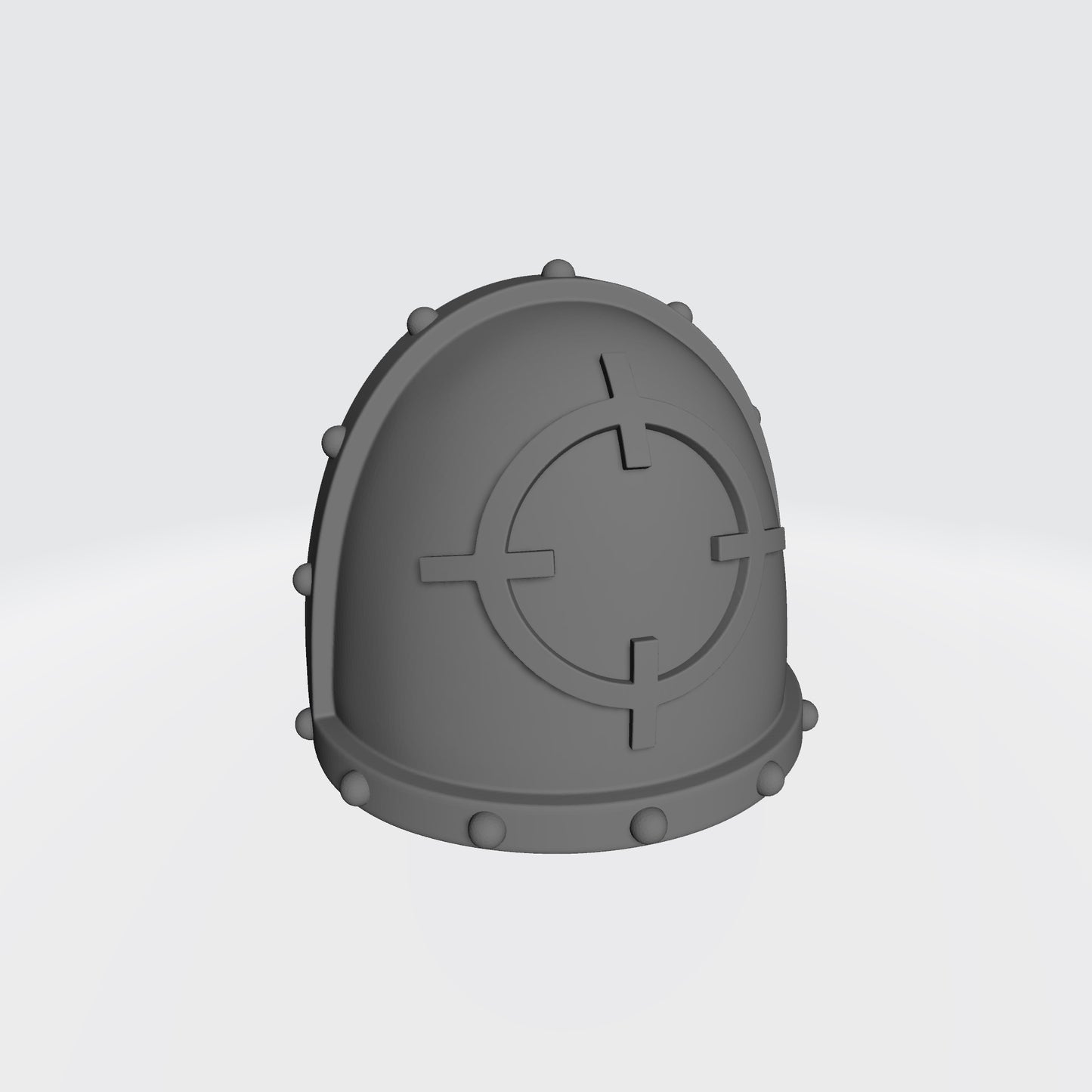 Marksman MKVII Shoulder Pad with Studs, and Crosshair for McFarlane Toys Space Marine Figures