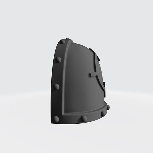 Marksman MKVII Shoulder Pad with Studs, and Crosshair for McFarlane Toys Space Marine Figures