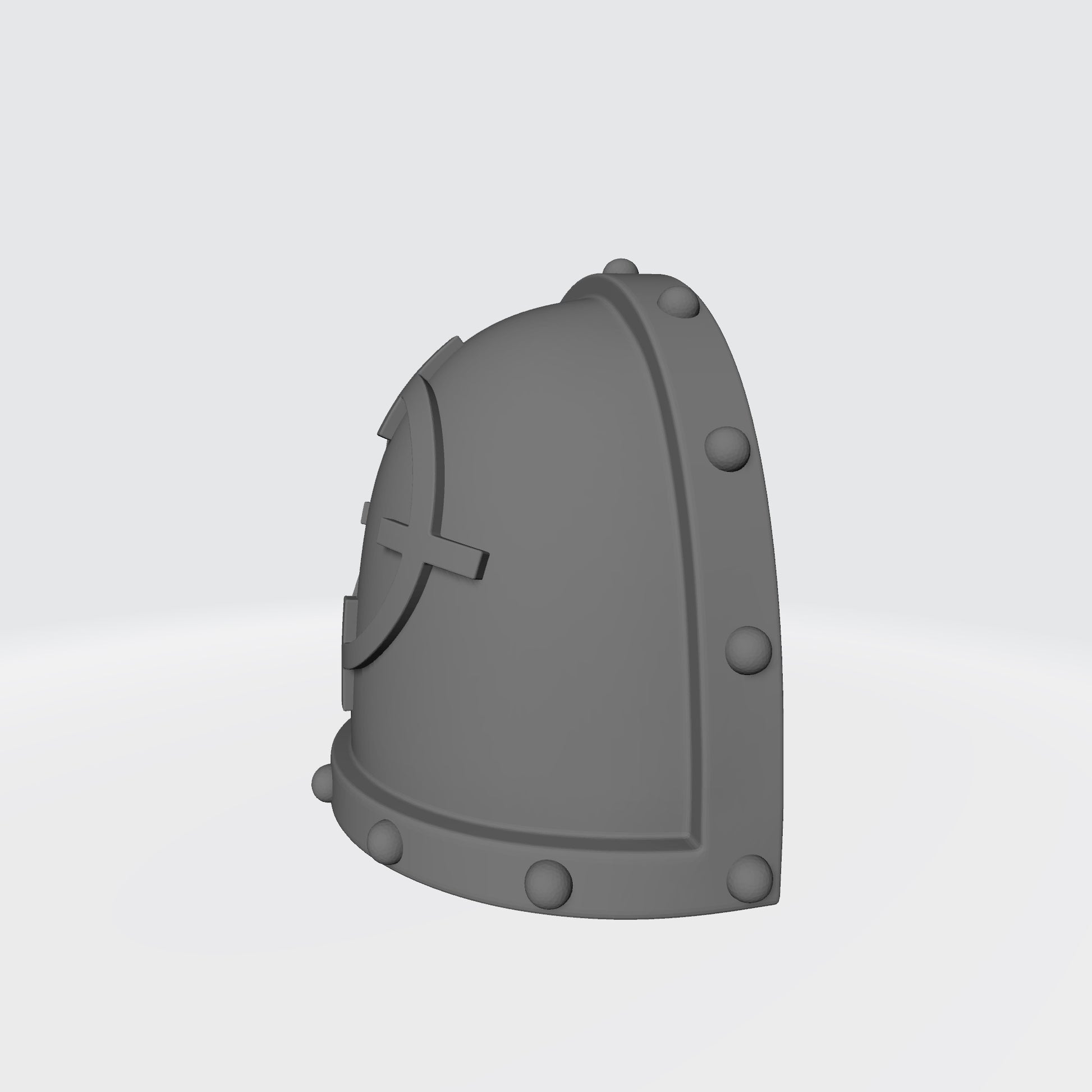 Marksman MKVII Shoulder Pad with Studs, and Crosshair for McFarlane Toys Space Marine Figures