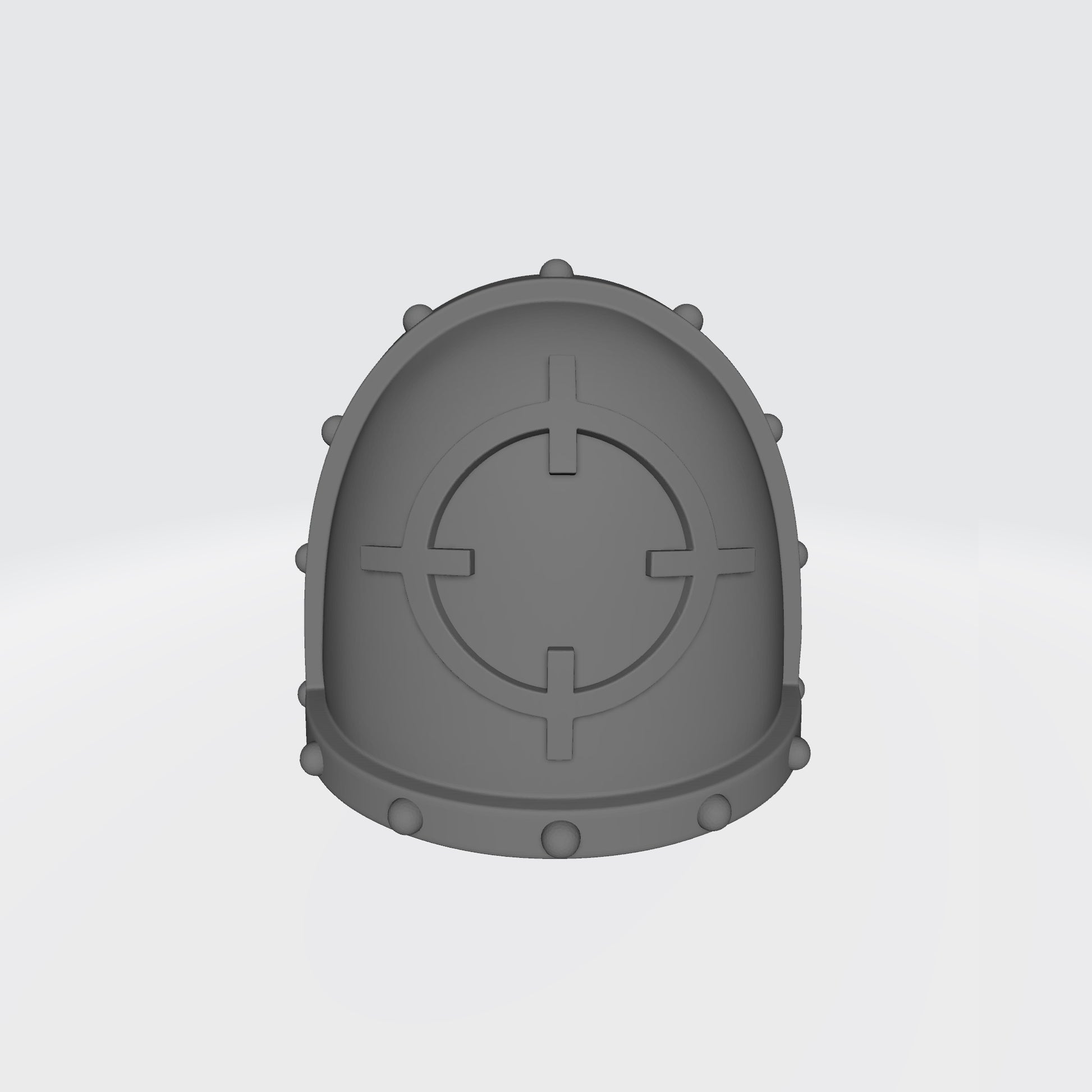 Marksman MKVII Shoulder Pad with Studs, and Crosshair for McFarlane Toys Space Marine Figures