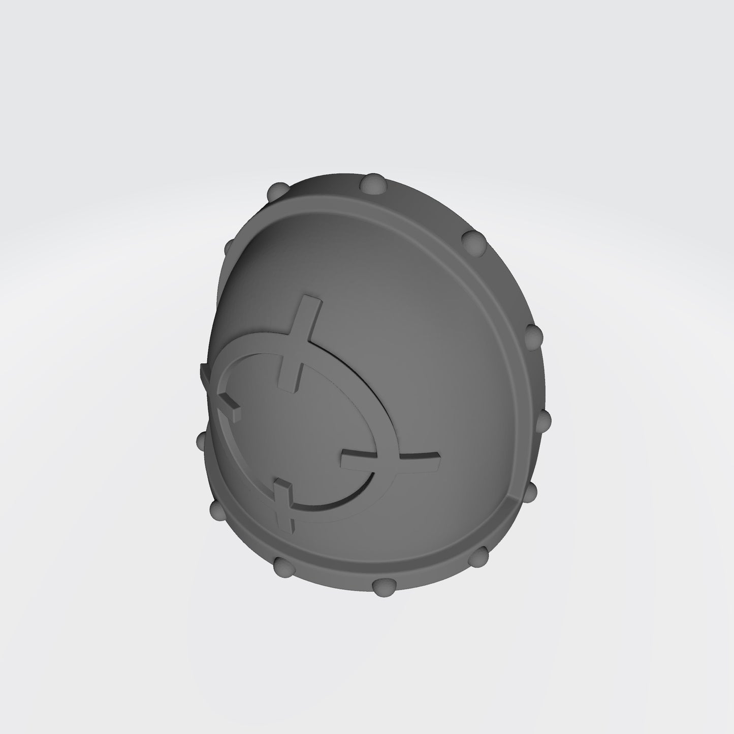 Marksman MKVII Shoulder Pad with Studs, and Crosshair for McFarlane Toys Space Marine Figures