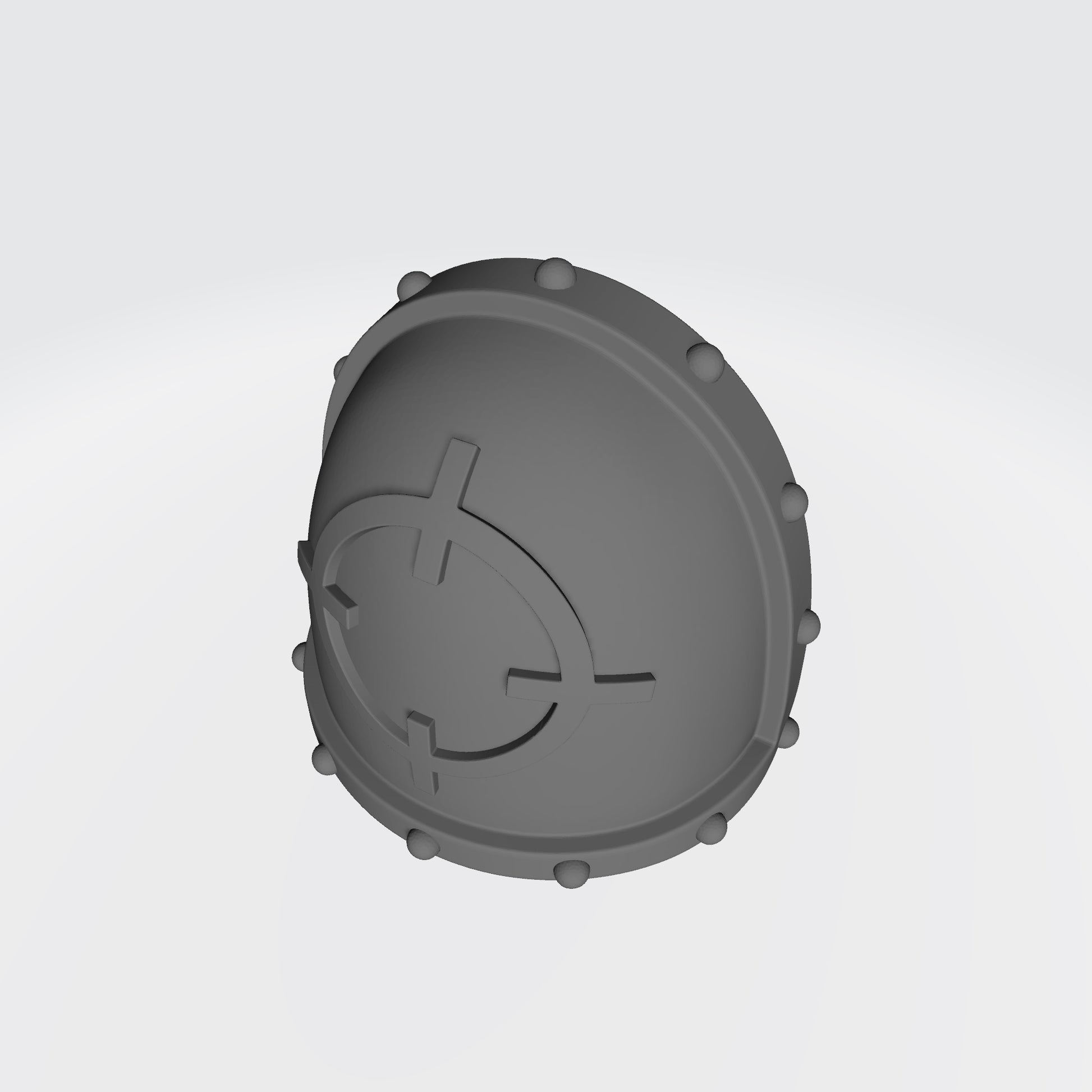 Marksman MKVII Shoulder Pad with Studs, and Crosshair for McFarlane Toys Space Marine Figures