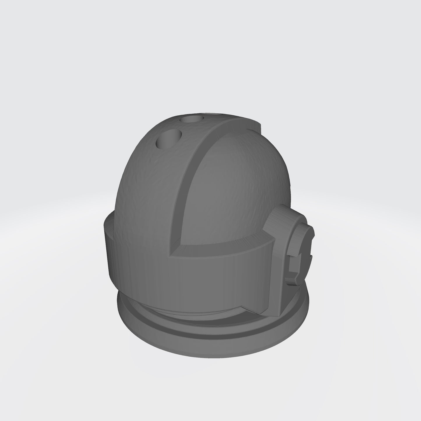 Imperial Fists Legion MK VII Helmet with Two Hoses Paint Bush Holder with Four Holes