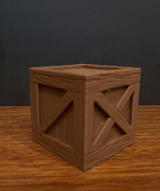 50mm Wooden Crate Prop for 1:12 Scale Action figures, GI Joe, Marvel Legends, Black Series, Mezco, Action Force