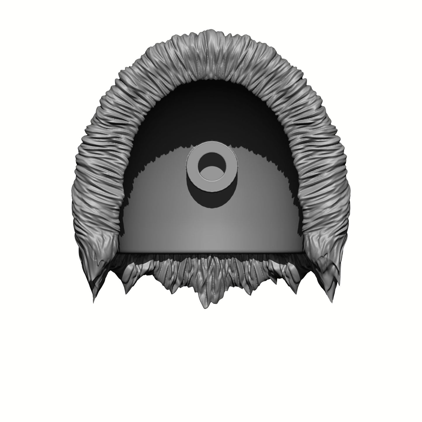 Space Marine Viking Shoulder Pad MKIV with Fur Trim for McFarlane Toys Battle Brother Action Figures