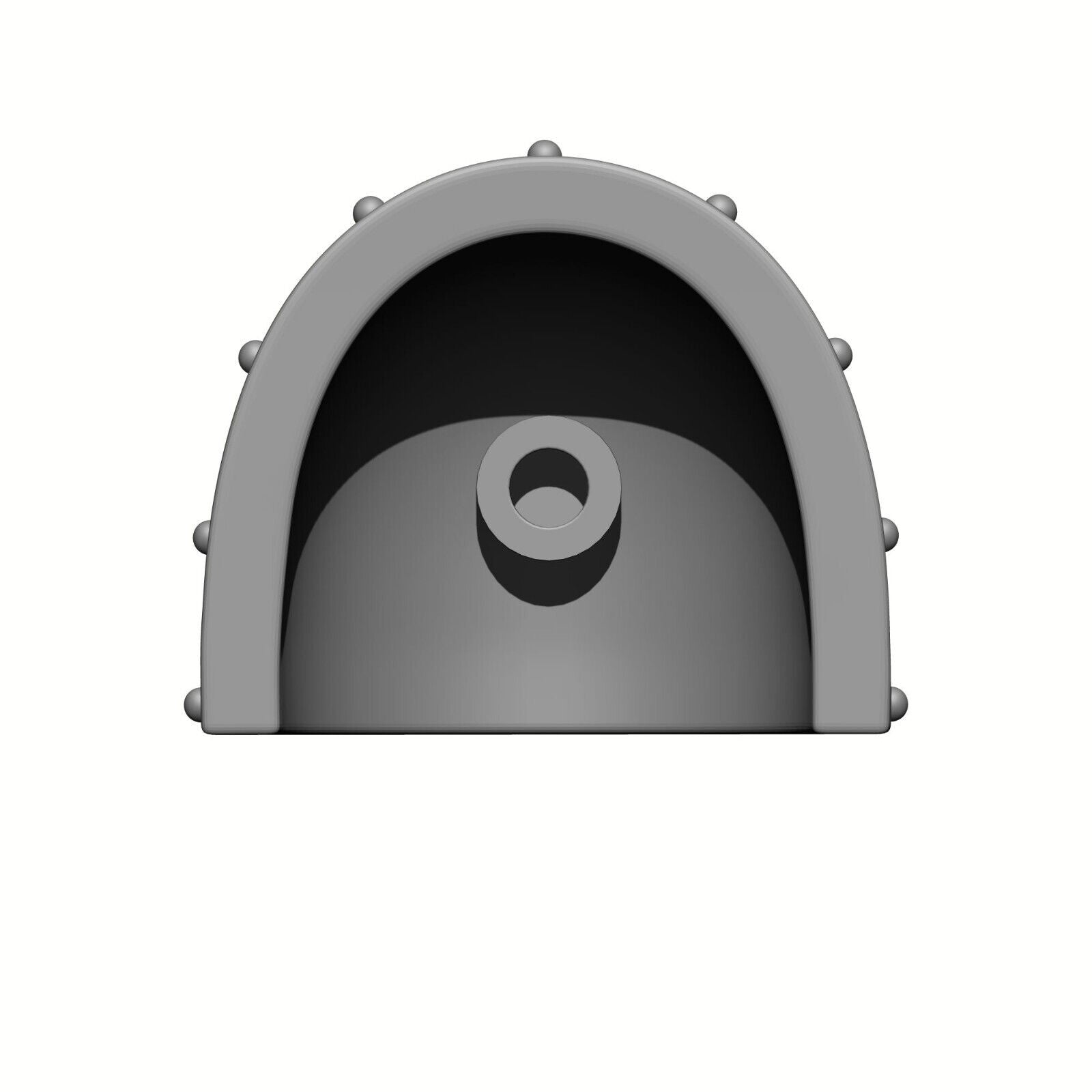 Back of the World Eaters Chapter Legion MKVII Shoulder Pad - Planet with Teeth Compatible with McFarlane Space Marine Action Figures