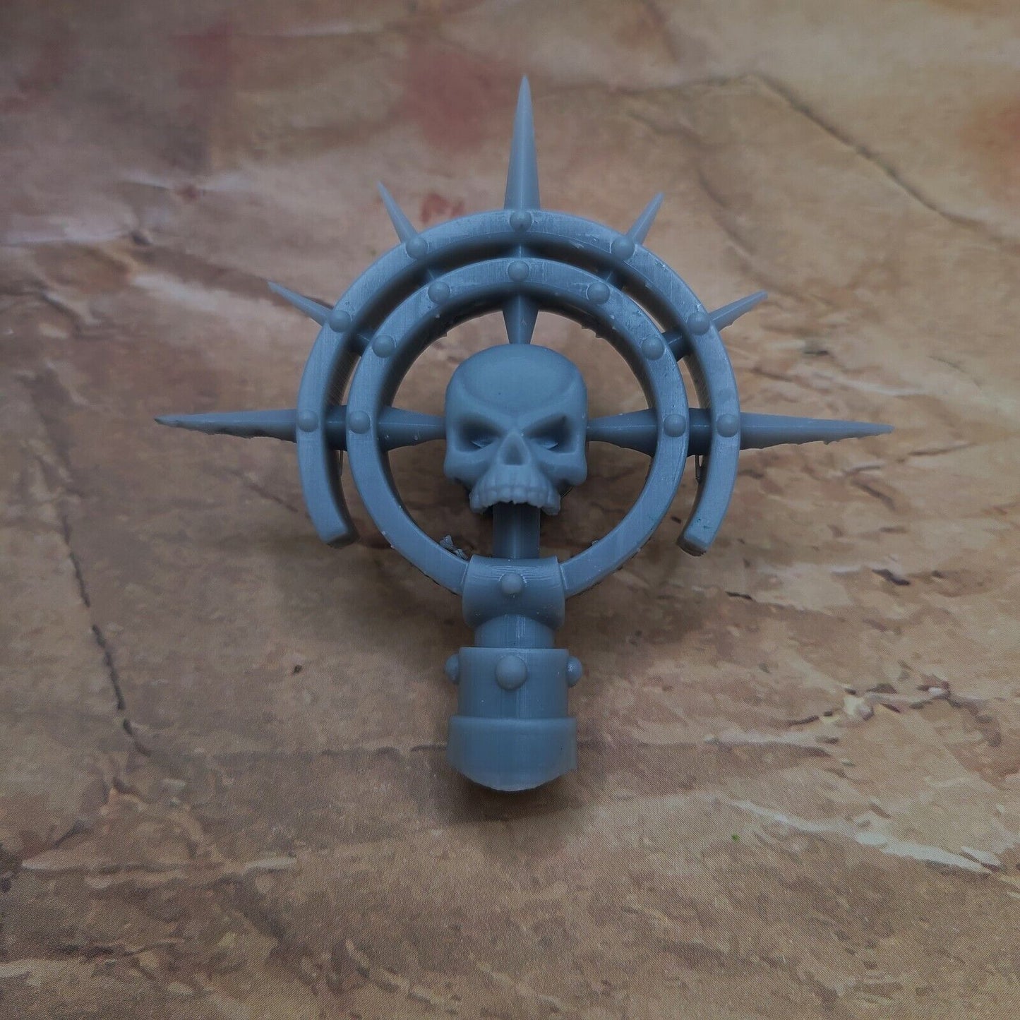 Backpack Iron Halo with Skull for McFarlane Toys Space Marine Action Figures Accessories