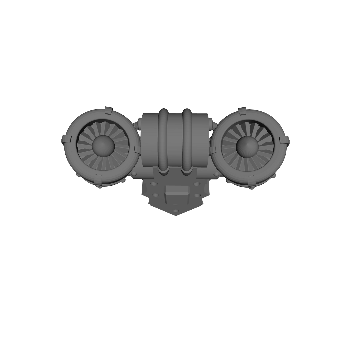 Backpack Type 3 Jump Pack compatible with McFarlane Toys 7-inch 1:12 scale armored action figures custom resin replacement
