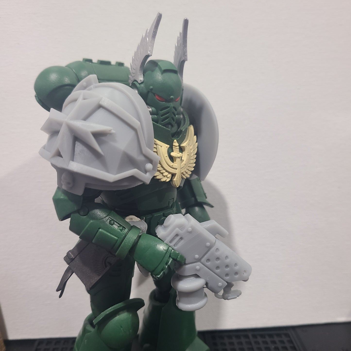 Black Templar with Pyre Pistol for McFarlane Toys Space Marine Action Figures