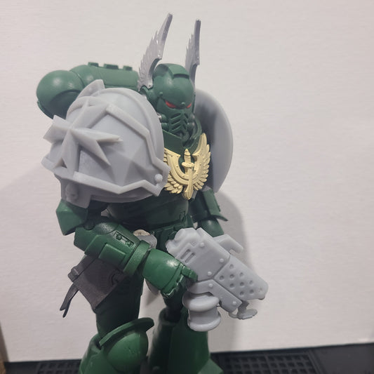 Black Templar with Pyre Pistol for McFarlane Toys Space Marine Action Figures