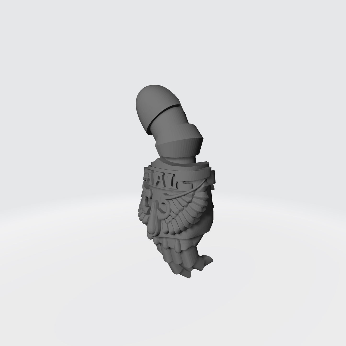 Custom Blood Angels Sanguinary Guard Power Fist Left Handed