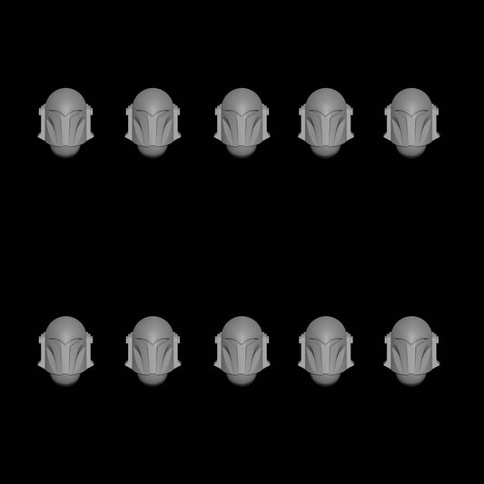 Bo-Katan Helmets for 28mm Scale Sci-fi Battle Brother Marines