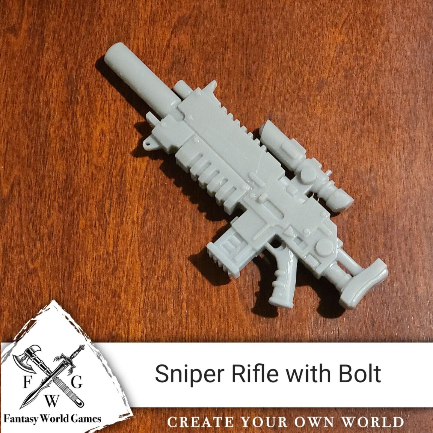 Bolter Sniper Rifle Stalker Pattern for McFarlane Toys Space Marine Action Figures