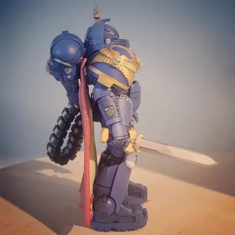 Captains Gladius - Power Sword with Skull Compatible with McFarlane Toys Space Marine Action Figures