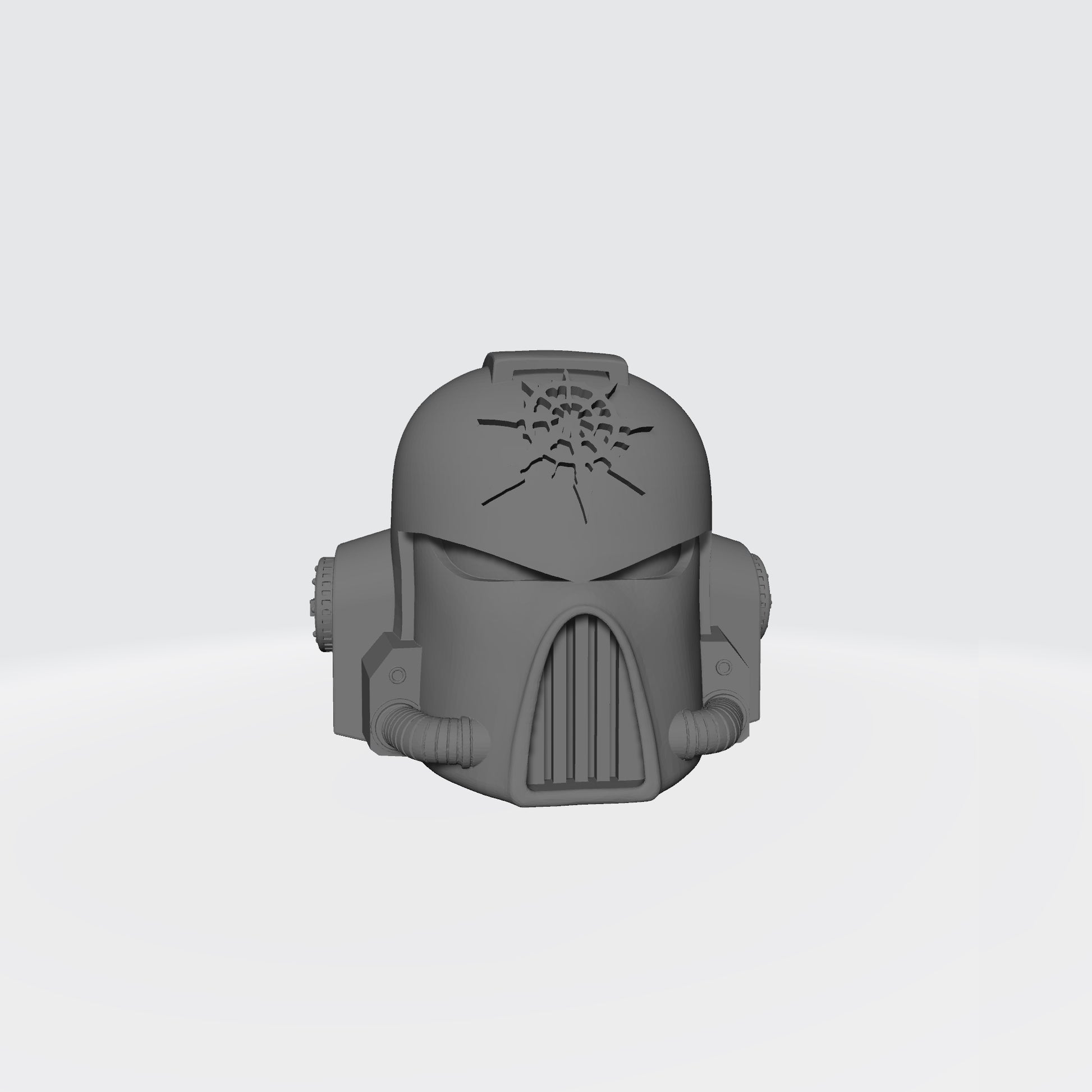 Chaos Undivided Mark VII Helmet: Gen: 7 Embossed Chaos Star 1:12 Scale McFarlane Toys Space Marine Helmet