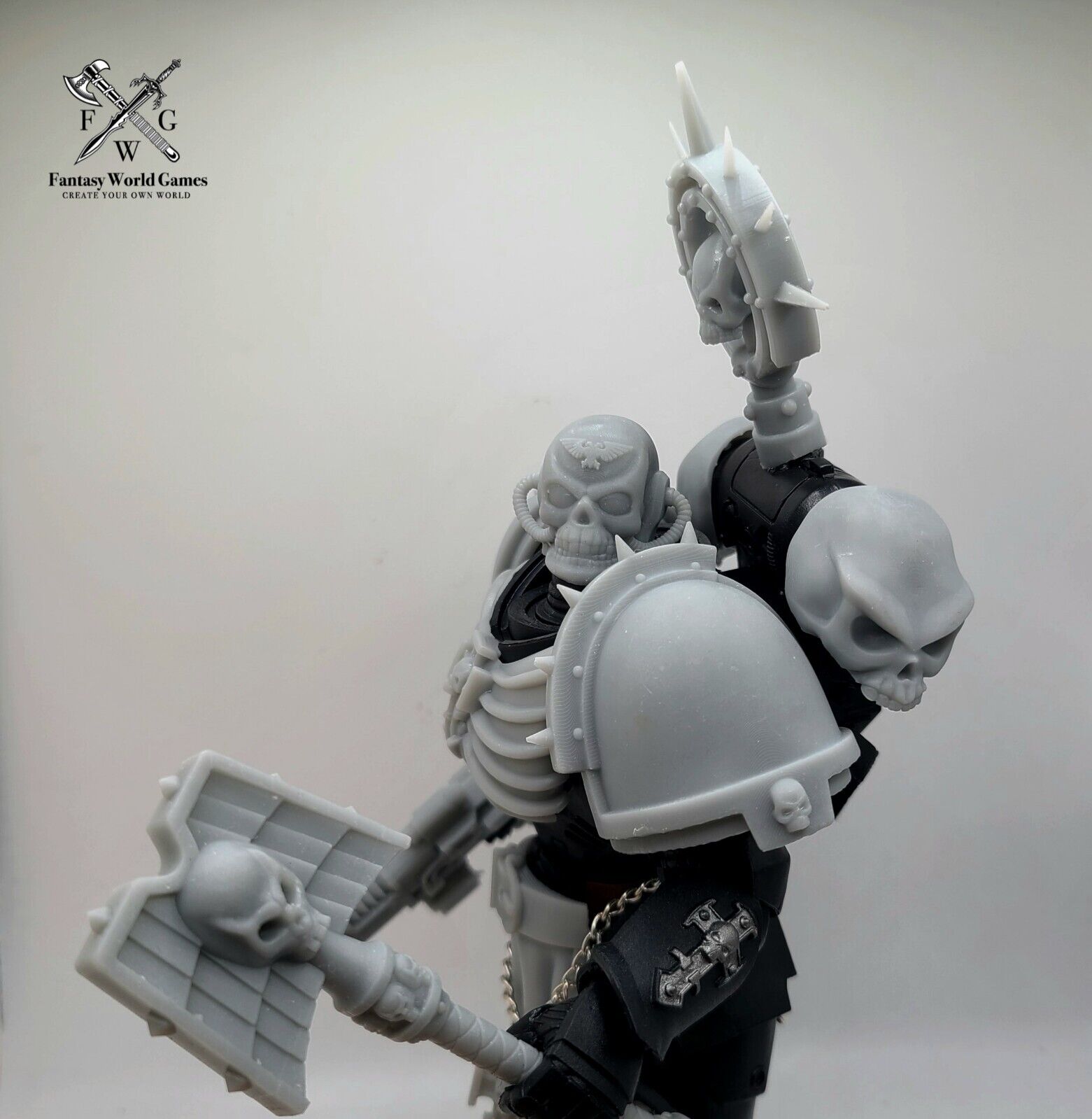 Space Marine Chaplain for McFarlane Toys by Fantasy World Games