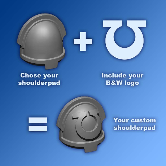 Customize your McFarlane Toys Space Mariine Shoulder Pad with Fantasy World Games