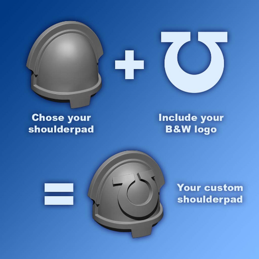 Customize your McFarlane Toys Space Mariine Shoulder Pad with Fantasy World Games