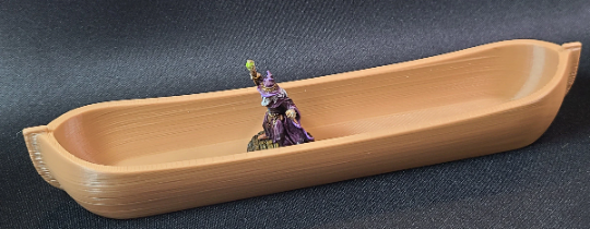 Expeditionary Canoe for Dungeons and Dragons Tabletop Games - Custom RPG Terrain