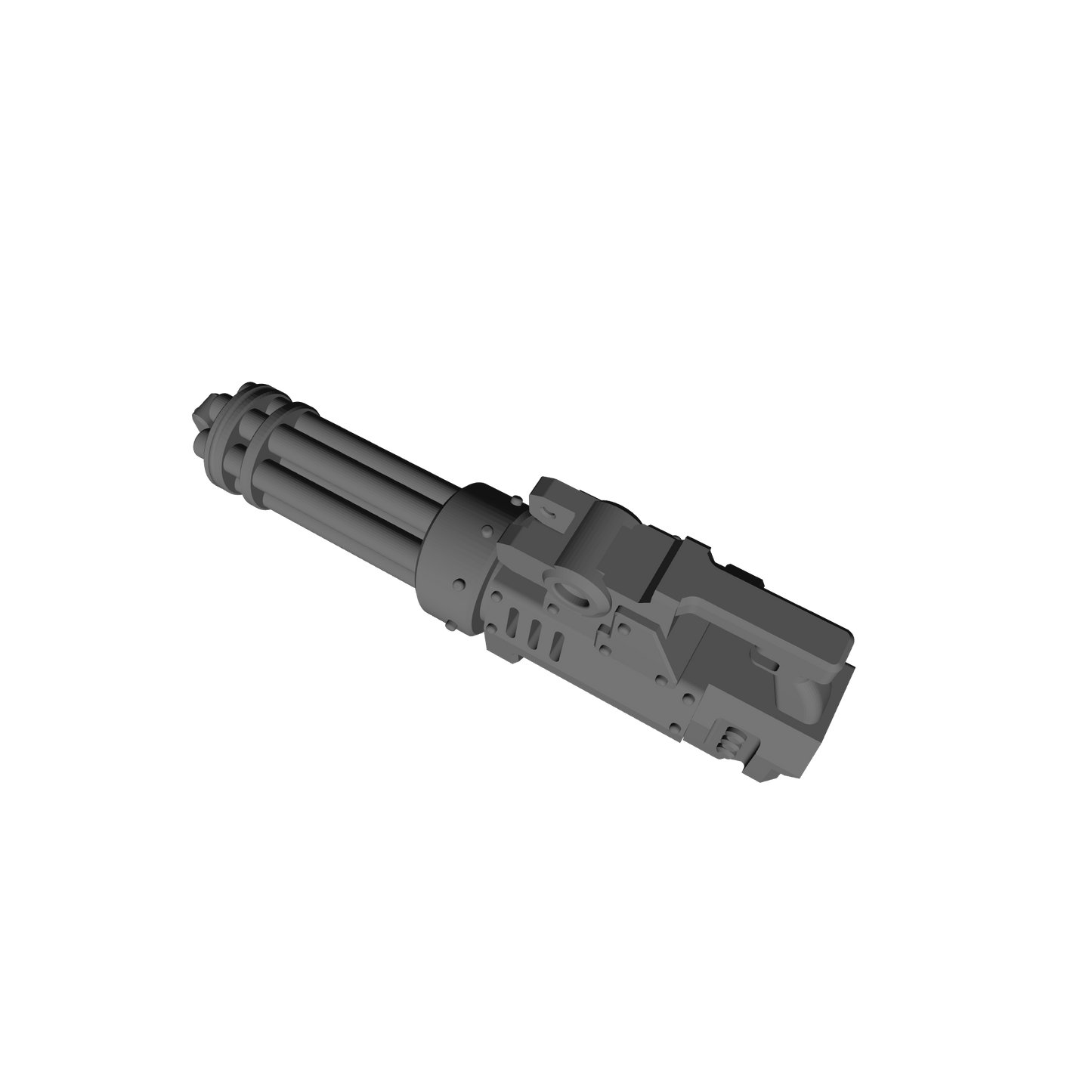 Space Marine Heavy Assault Cannon Rotary for JoyToy Loyalist Marine Action Figures Custom 1:18th Scale Parts