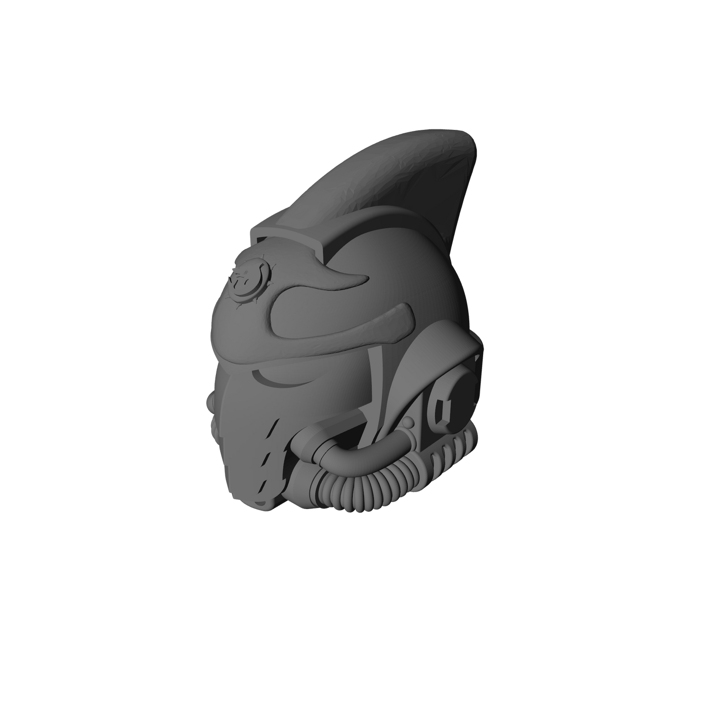 Carcharodons Chapter Helmet MKX A for McFarlane Toys Loyalist Marine Action Figures