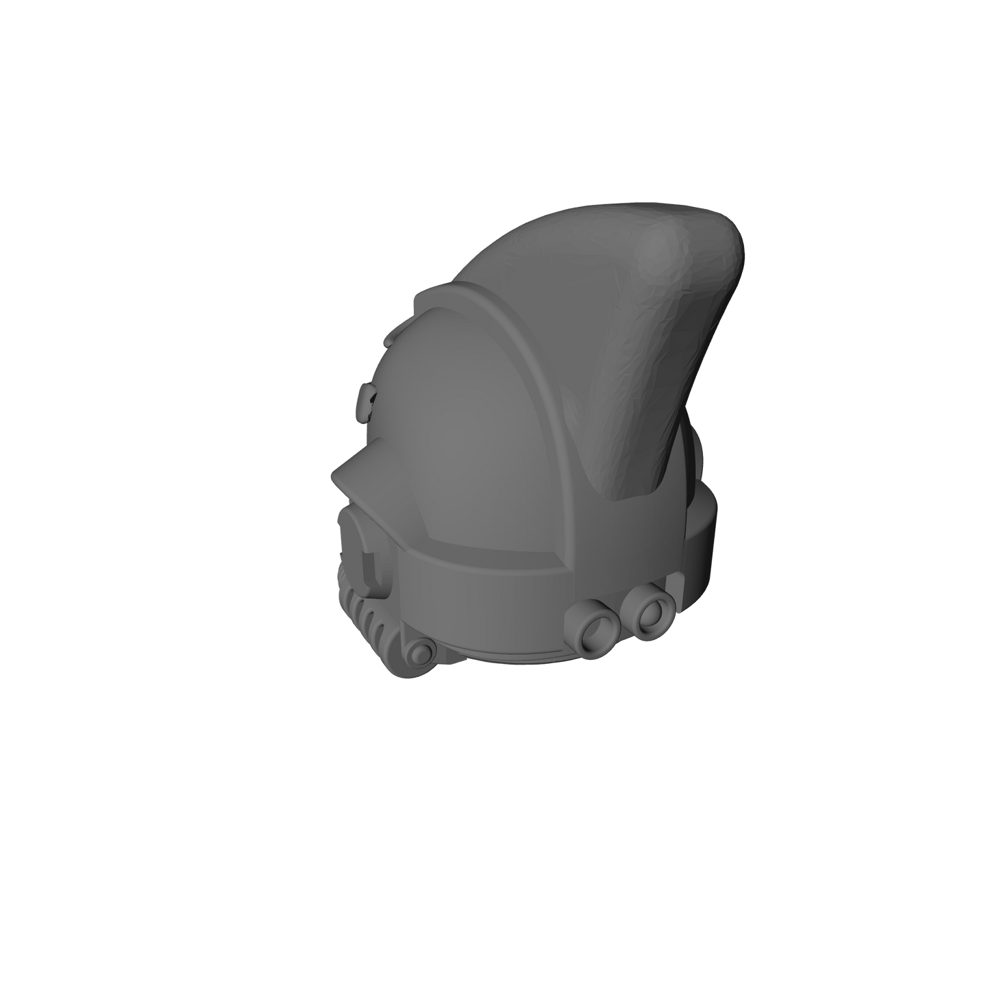 Carcharodons Chapter Helmet MKX A for McFarlane Toys Loyalist Marine Action Figures