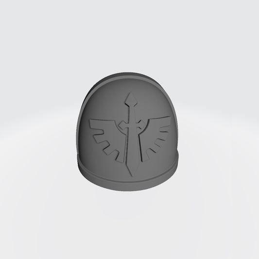 Dark Angels Grimm MKIV Ver 01 Shoulder Pad for McFarlane Toys Space MArine Action Figures