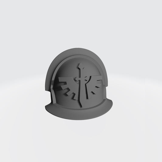 Fantasy World Games Angels Grimm MKVII Ver 01 Shoulder Pad Gen: 7 Pauldron Notched Vambrance Thin Double for McFarlane Toys Space Marine Action Figures