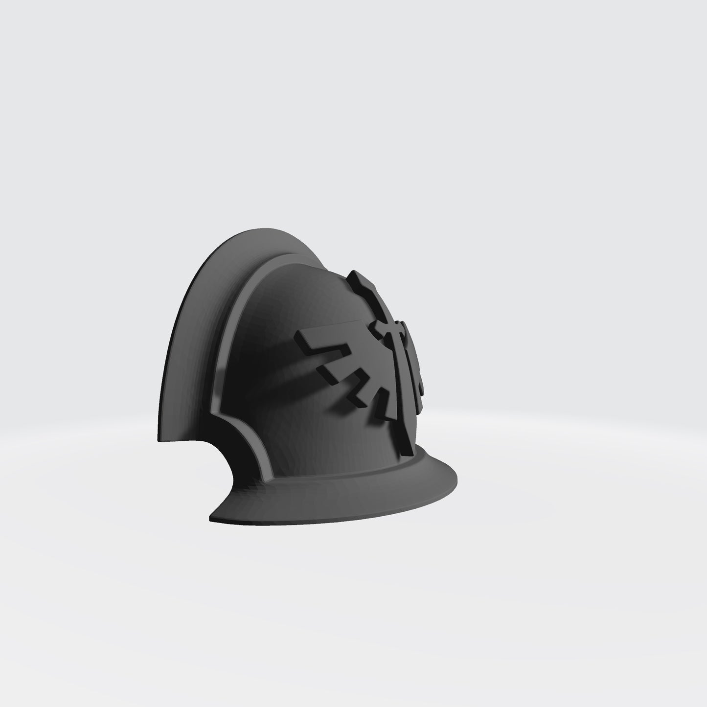 Angels Grimm MKVII Ver 01 Shoulder Pad Gen: 7 Pauldron Notched Vambrance Thin Double for McFarlane Toys Space Marine Action Figures the Right Side
