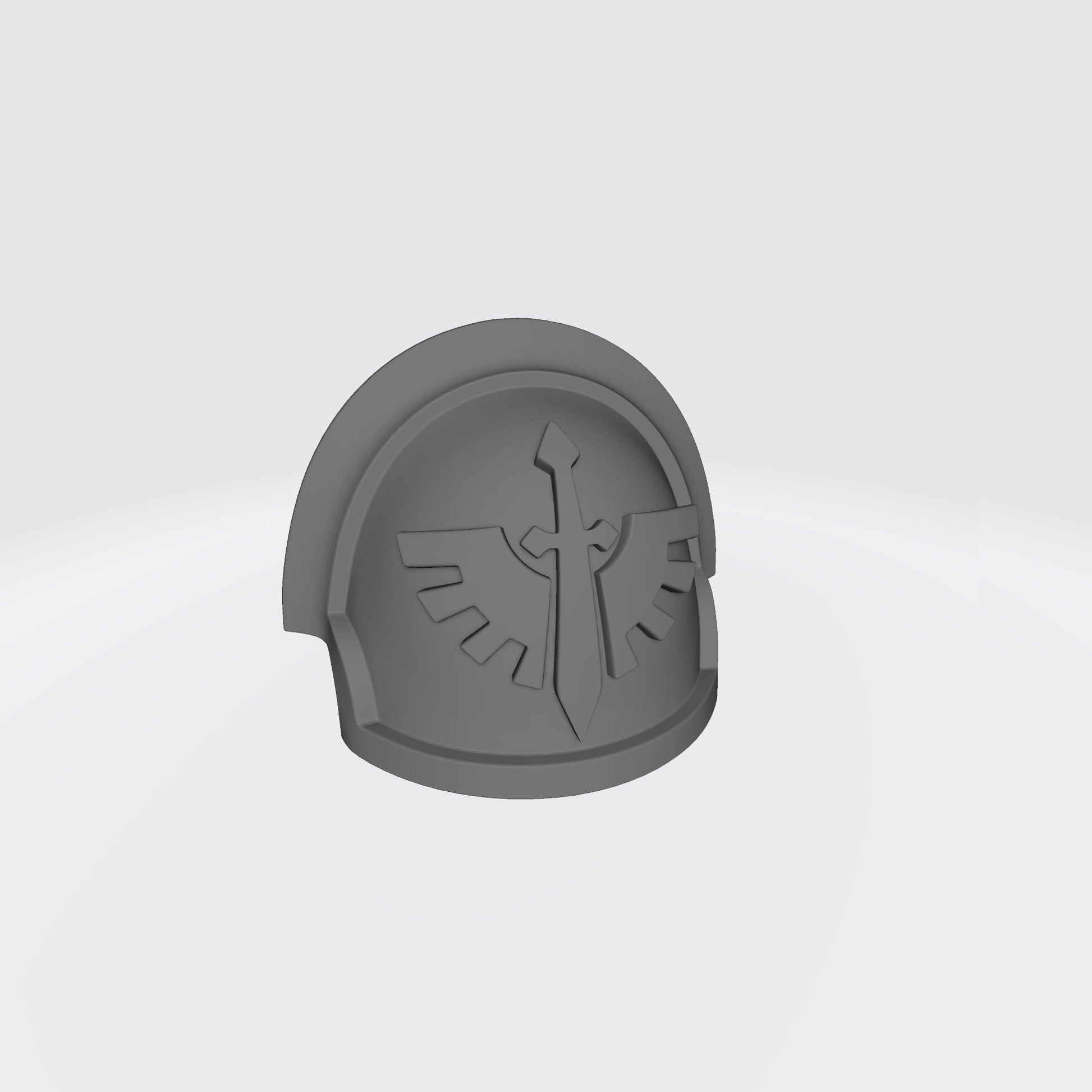 Angels Grimm MKVII Ver 01 Shoulder Pad Gen: 7 Pauldron Notched Vambrance Thin from Fantasy World Games