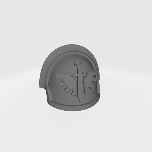Angels Grimm MKVII Ver 01 Shoulder Pad Gen: 7 Pauldron Notched Vambrance Thin from Fantasy World Games