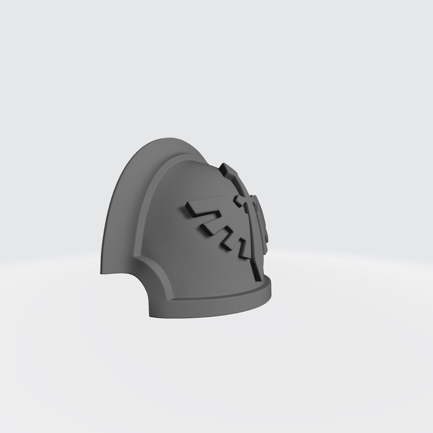 Angels Grimm MKVII Ver 01 Shoulder Pad Gen: 7 Pauldron Notched Vambrance Thin for McFarlane Toys Space Marine Action Figures