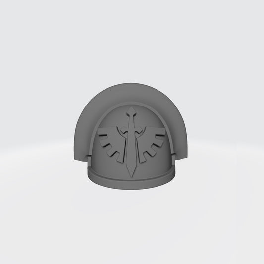 Fantasy World Games Angels Grimm MKIII Ver 01 Shoulder Pad Gen: 3 Pauldron Sword Breaker for McFarlane Toys Space Marine Action Figures