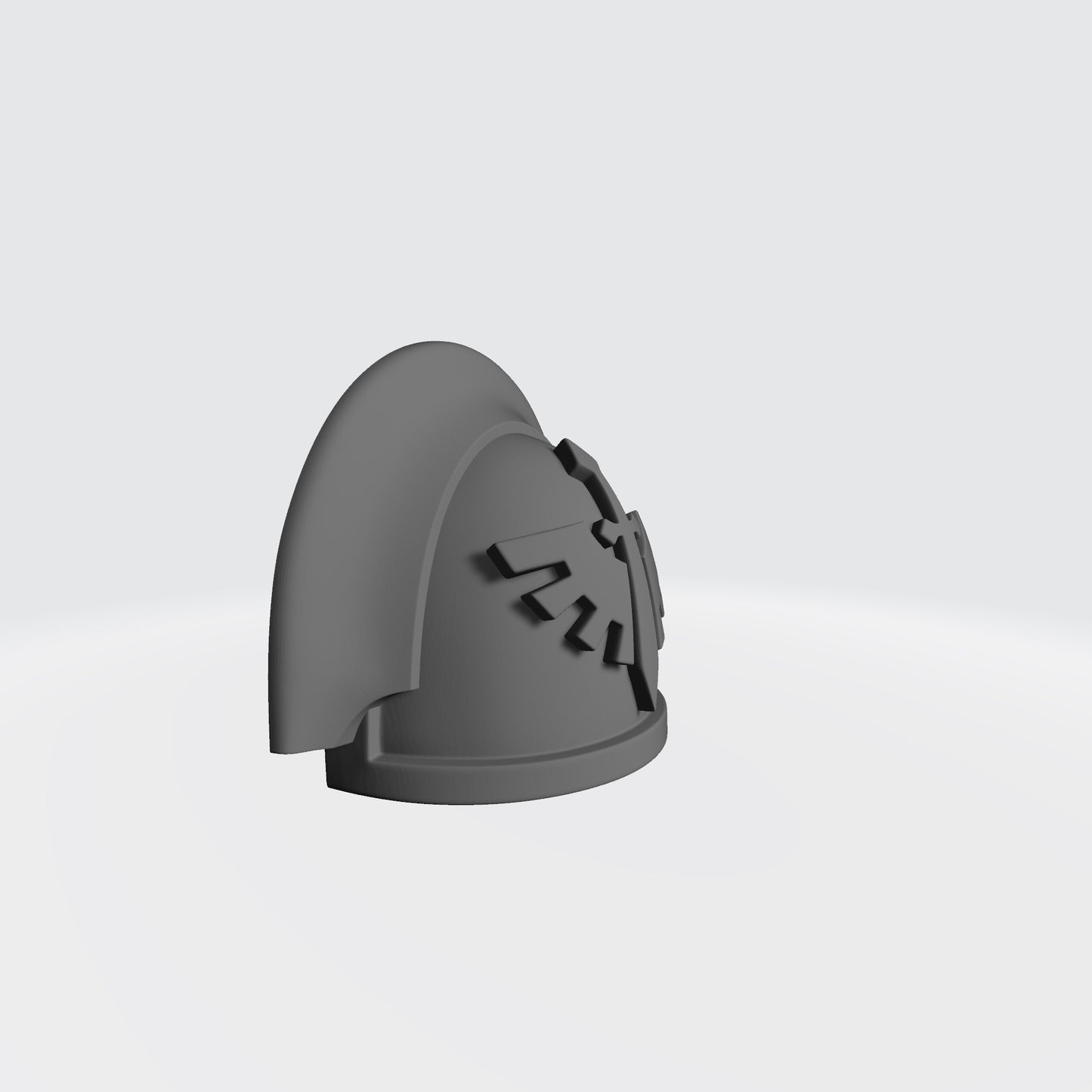 Dark Fantasy World Games Angels Grimm MKIII Ver 01 Shoulder Pad Gen: 3 Pauldron Sword Breaker for McFarlane Toys Space Marine Action Figures Right Side