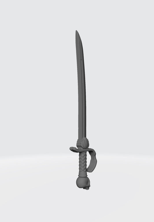 Sisters of Battle Power Sword Sabre with Skull for McFaralne Toys Battle Sister Action Figures