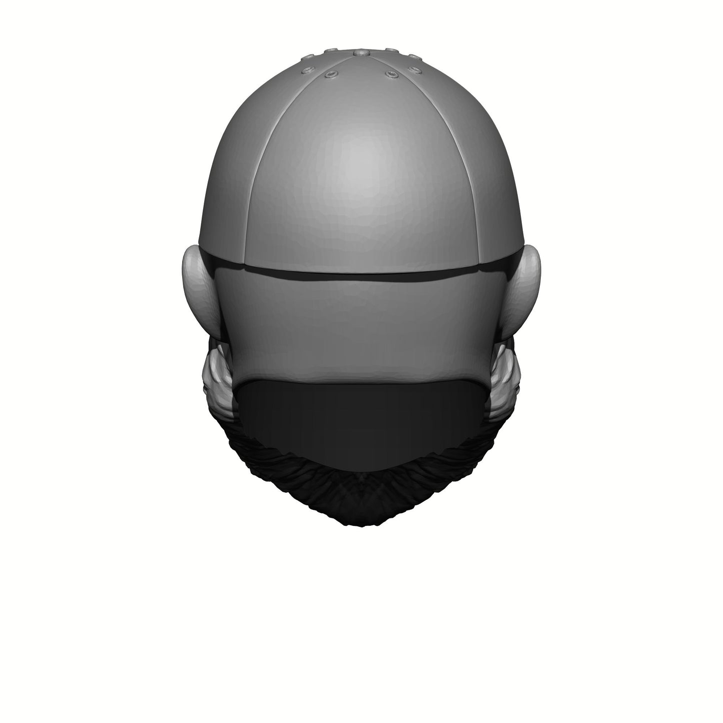 Back of the G.I. Joe Classified 6-inch Scale Veteran with Beard and Hat with NASA Patch Head Swap by Fantasy World Games
