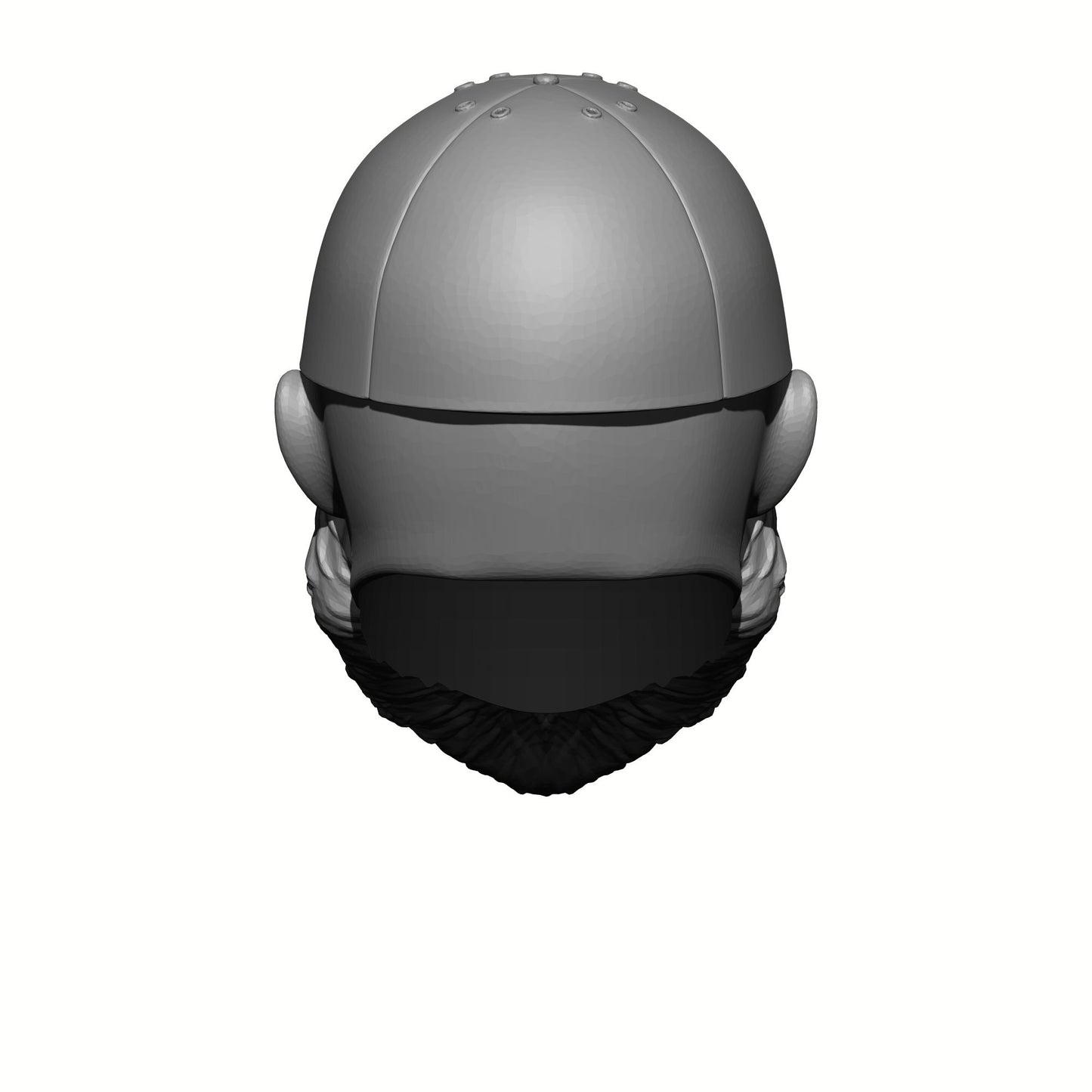 Back of the G.I. Joe Classified 6-inch Scale Veteran with Beard and Hat with Blank Patch Head Swap by Fantasy World Games
