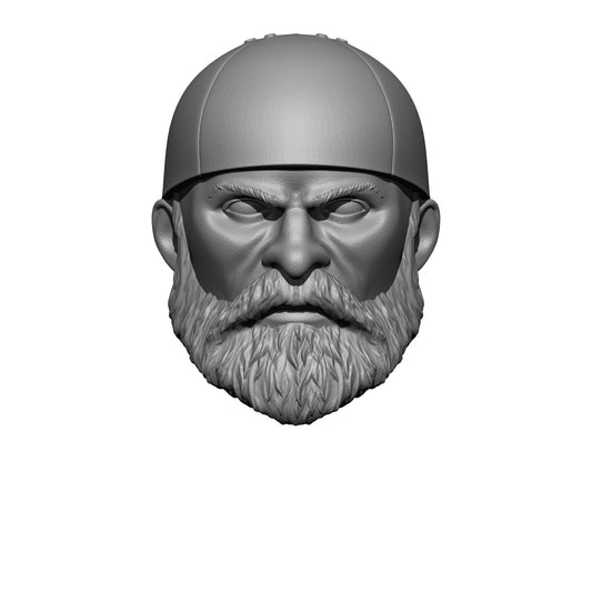Action Force Valaverse Series 2 Trigger Premium Toy 6-inch Scale Veteran with Beard and Backwards Hat with Plain Patch Head Swap by Fantasy World Games