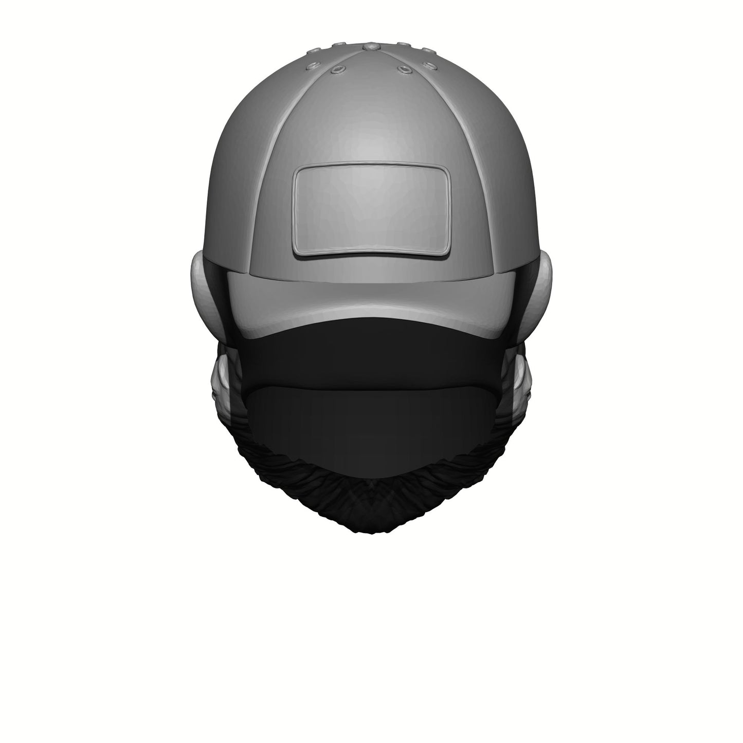 Back of the G.I. Joe Classified 6-inch Scale Veteran with Beard and Backwards Hat with Plain Patch Head Swap by Fantasy World Games