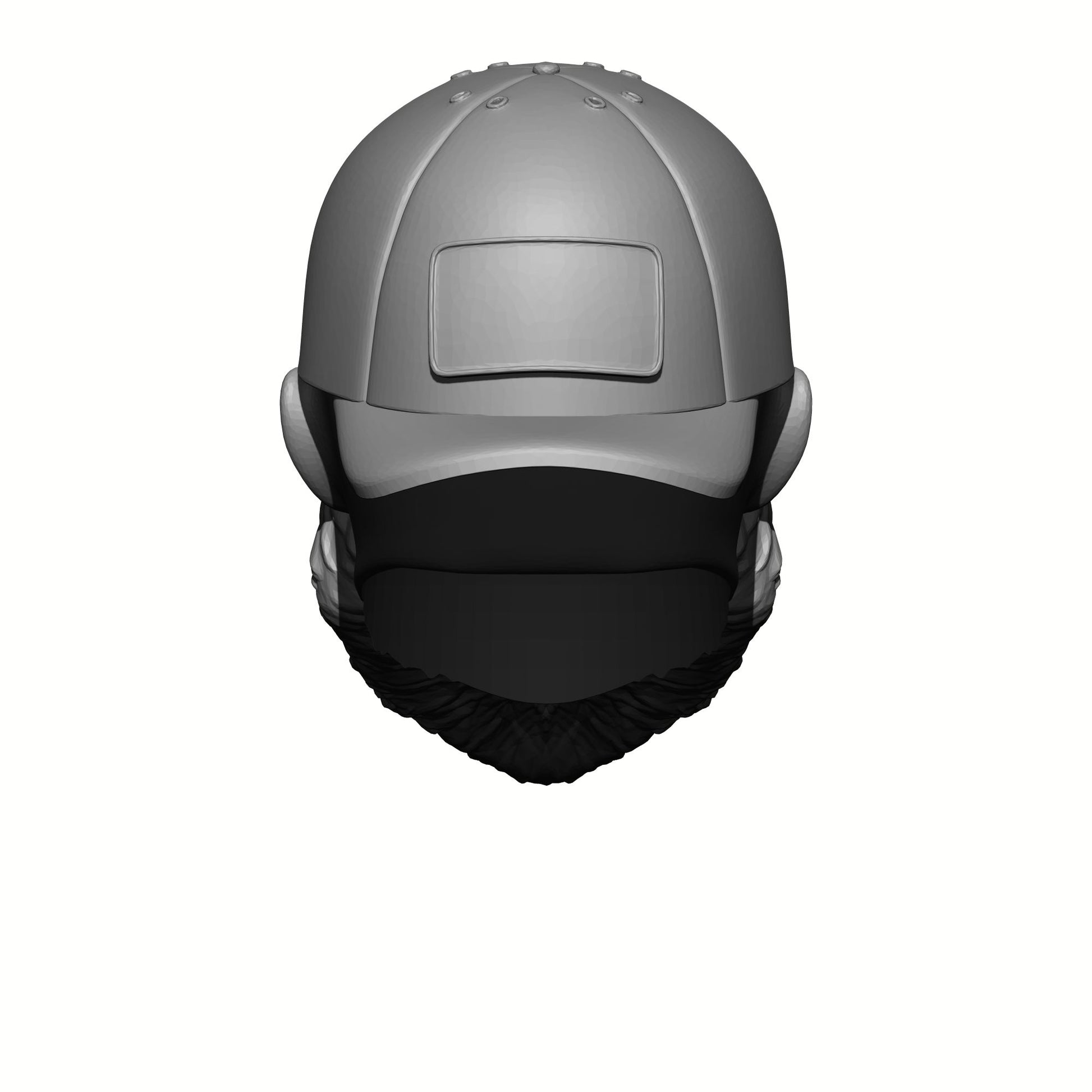 Back of the G.I. Joe Classified 6-inch Scale Veteran with Beard and Backwards Hat with Plain Patch Head Swap by Fantasy World Games