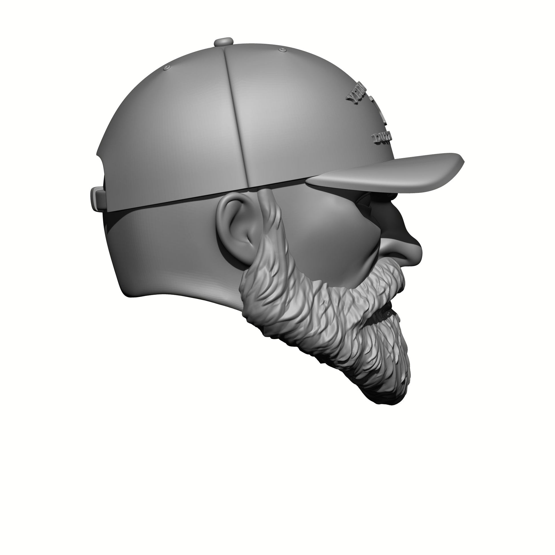 Veteran with Beard and Yellowstone Ranch / Dutton Ranch Hat for 1/12 Scale G.I. Joe Action Figures