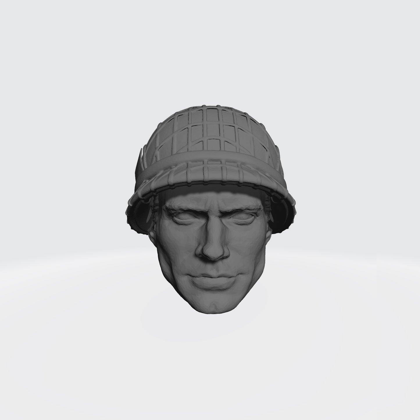 U.S. Military Inspired Henry Cavill Head Swap with M1 Helmet for 6-inch Scale G.I. Joe Classified Action Figures
