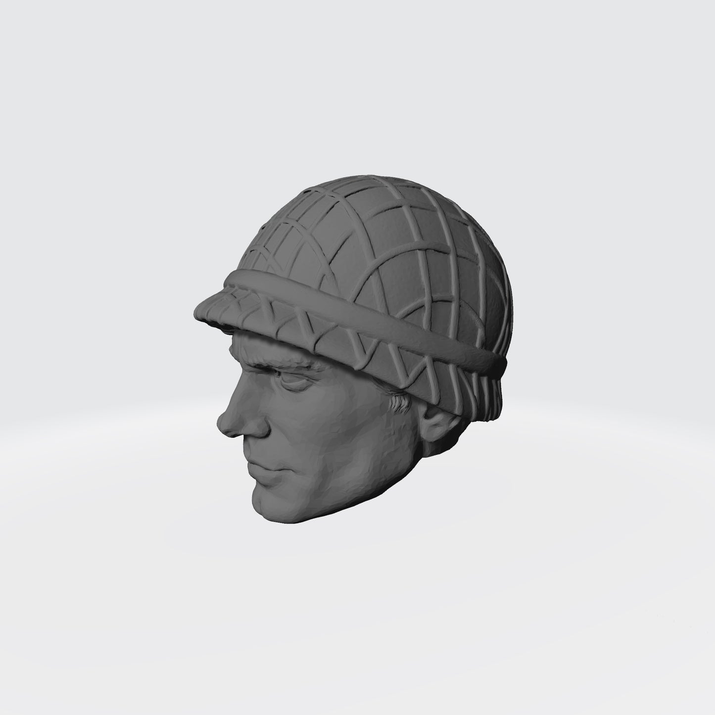 U.S. Military Inspired Henry Cavill Head Swap with M1 Helmet for 6-inch Scale G.I. Joe Classified Action Figures