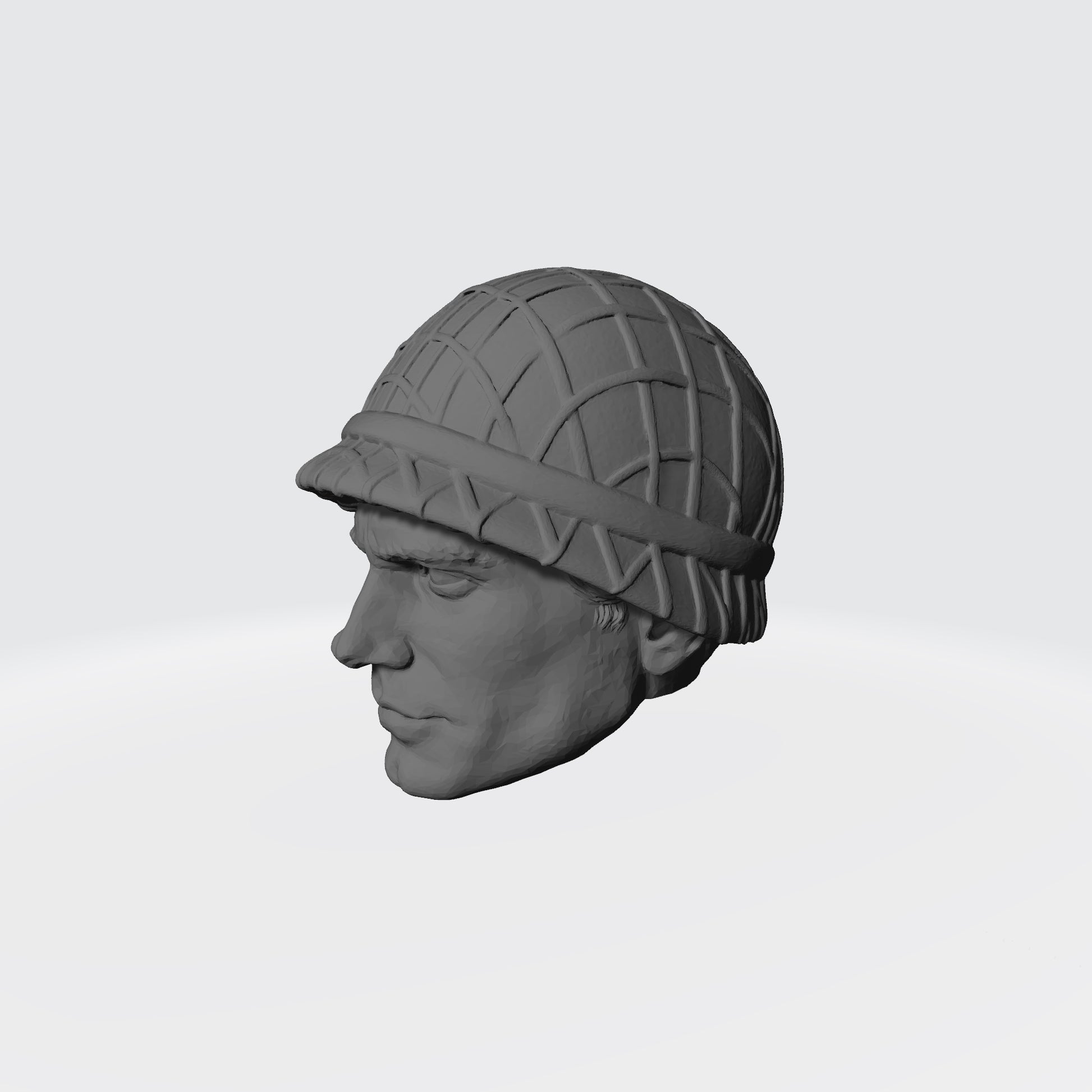 U.S. Military Inspired Henry Cavill Head Swap with M1 Helmet for 6-inch Scale G.I. Joe Classified Action Figures