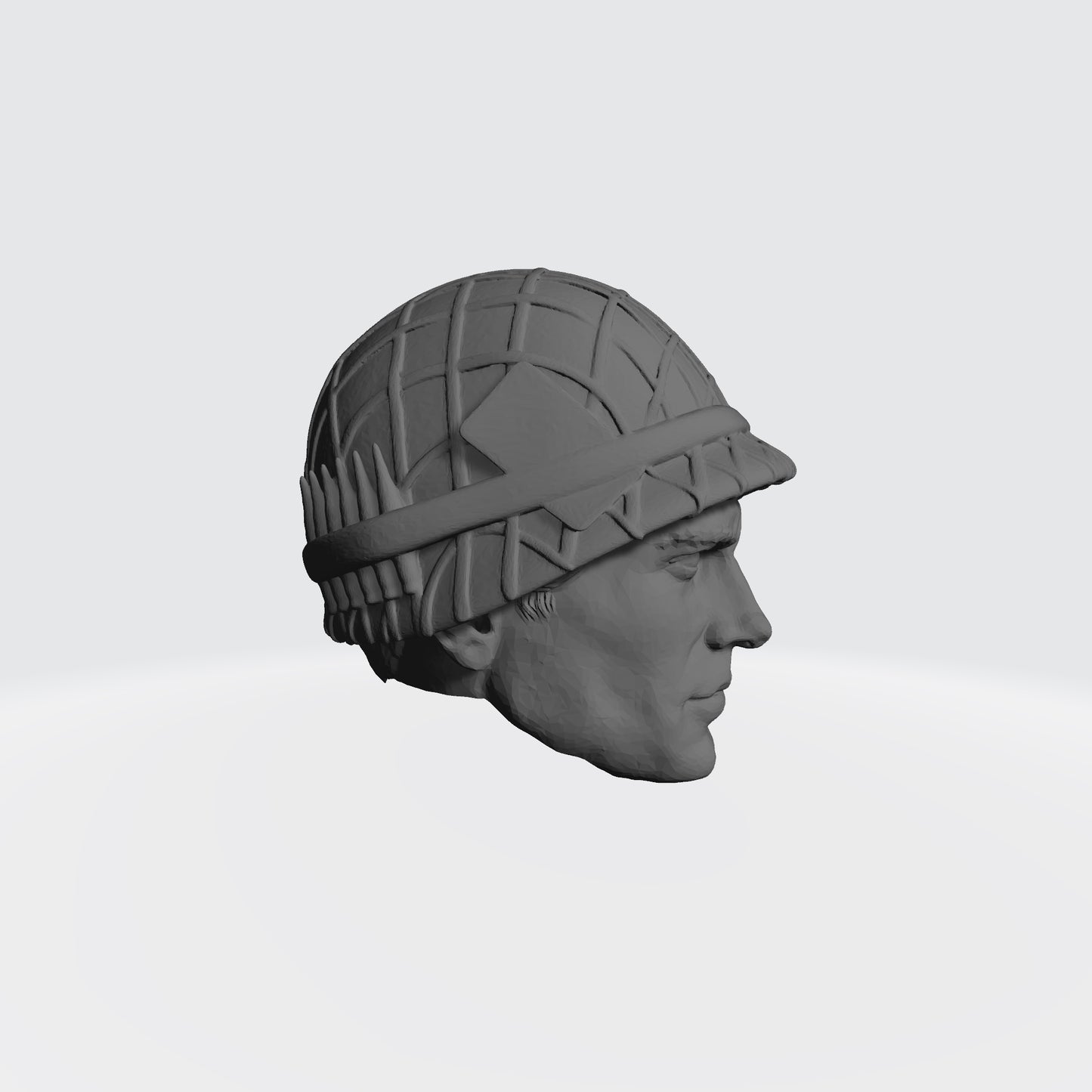 U.S. Military Inspired Henry Cavill Head Swap with M1 Helmet for 6-inch Scale G.I. Joe Classified Action Figures