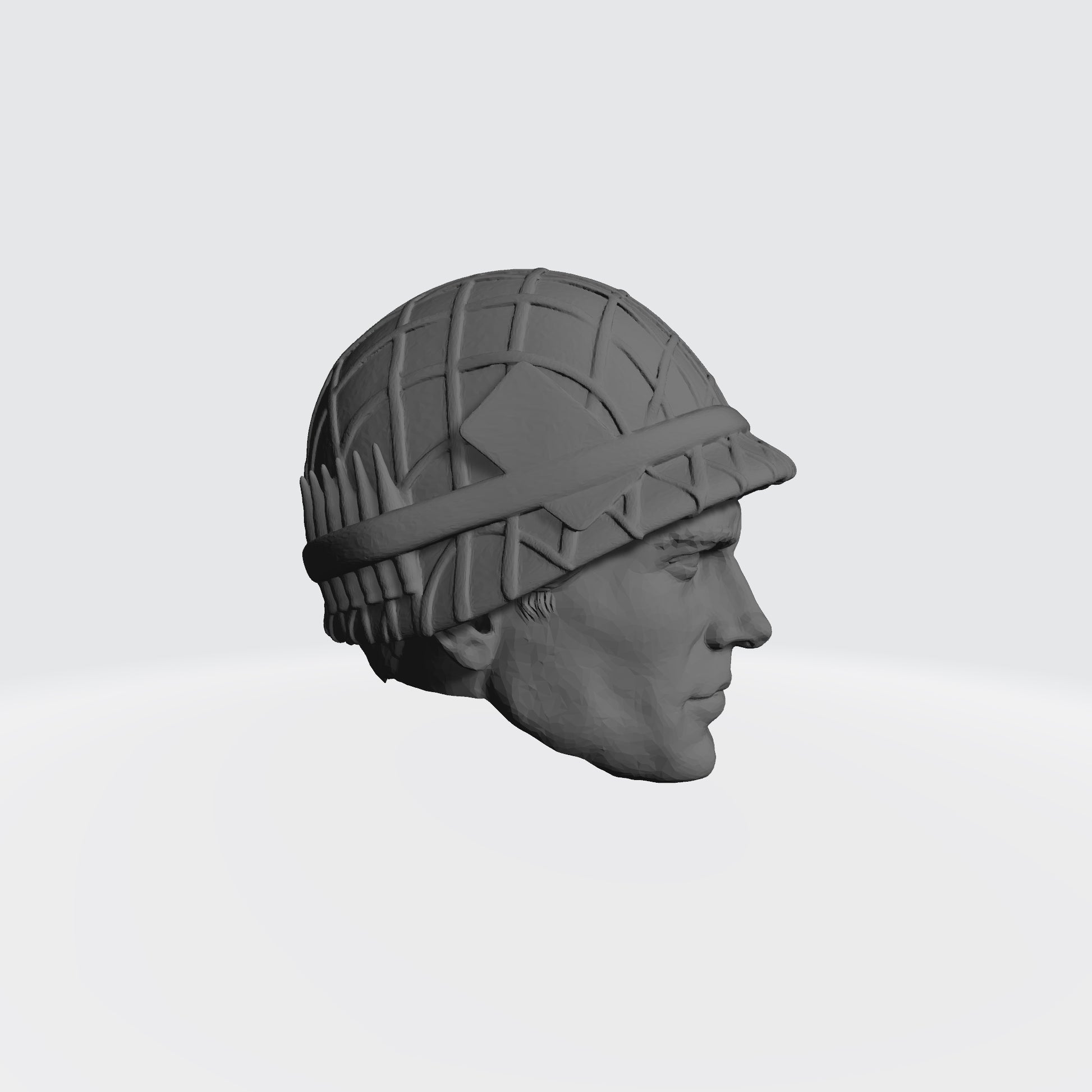 U.S. Military Inspired Henry Cavill Head Swap with M1 Helmet for 6-inch Scale G.I. Joe Classified Action Figures