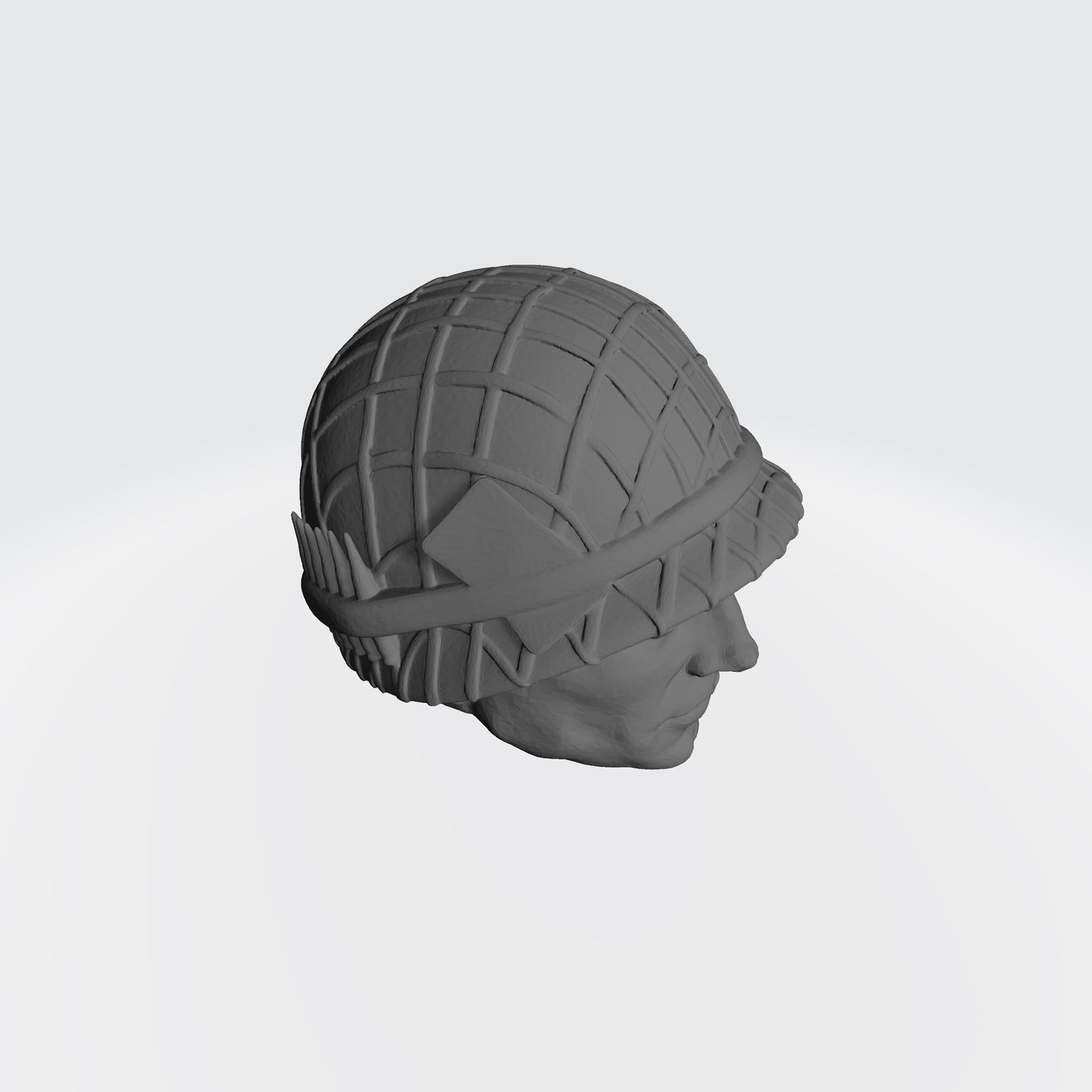U.S. Military Inspired Henry Cavill Head Swap with M1 Helmet for 6-inch Scale G.I. Joe Classified Action Figures