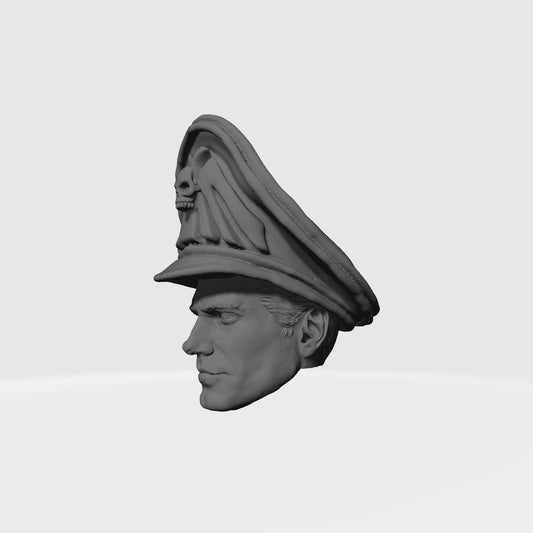 Imperial Guard Henry Cavill with Commissar Hat Head Swap for G.I.Joe Classified Action Figures by Fantasy World Games
